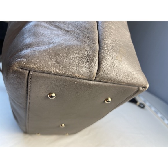 Dooney & Bourke Large CIty‎ Flynn Shoulder Bag ~ Dove Gray - Picture 7 of 16